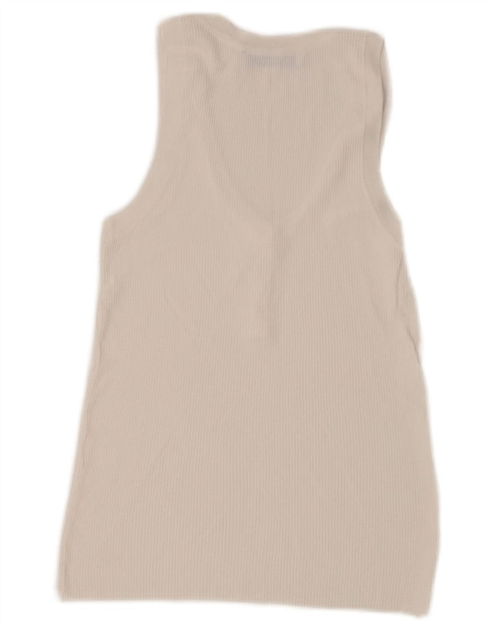 Zara ženski gornji dio bluze bez rukava UK 14 Large White