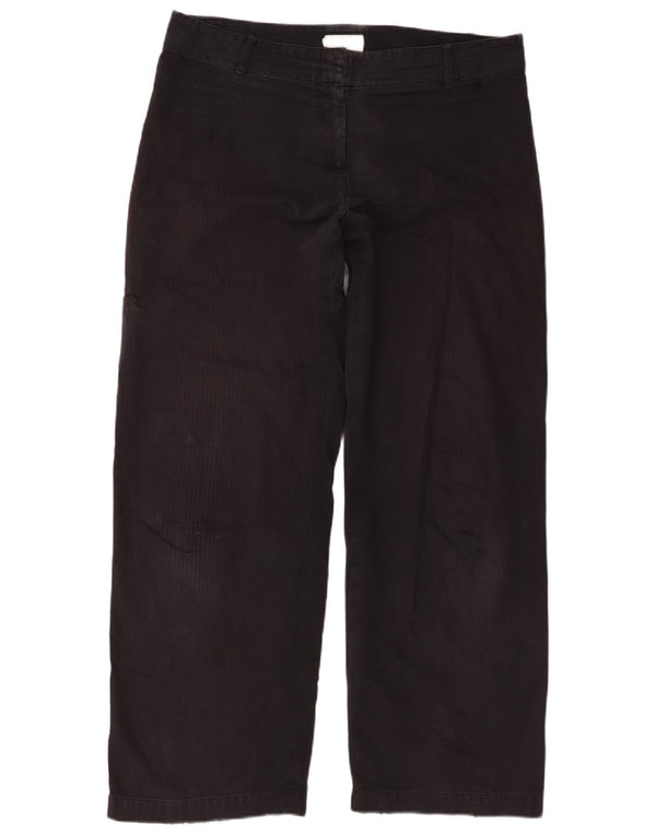 Toast ženske chino hlače UK 14 velike W34 L30 tamnoplave pruge