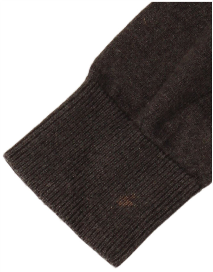 MUSTO Muški pulover s okruglim izrezom Veliki sivi pamuk