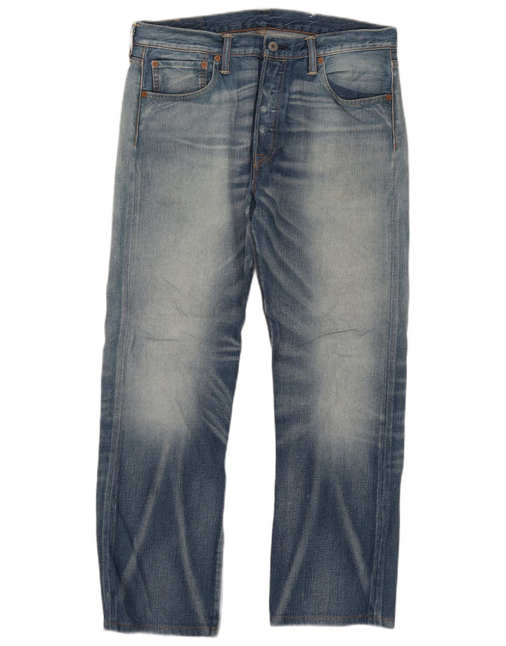 Levi's muške 501 ravne traperice W34 L28 plavi pamuk