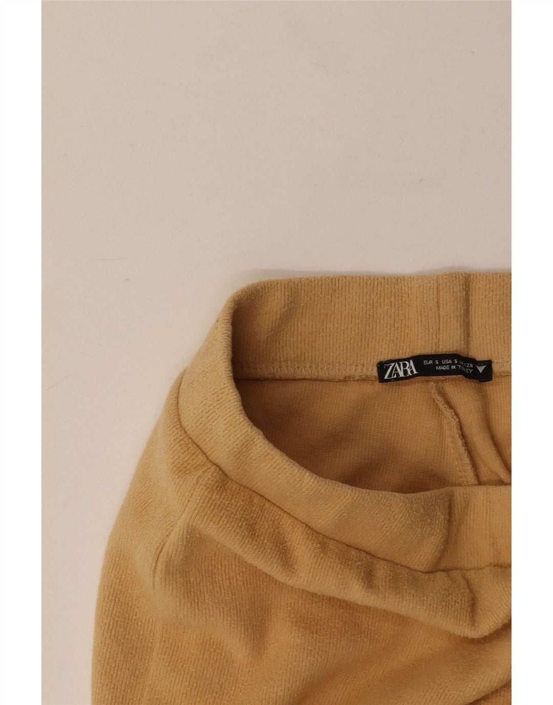ZARA Ženske trenirke Hlače UK 8 Small Beige