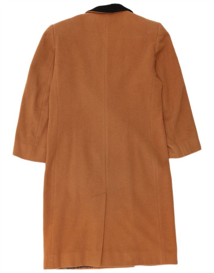 Penny crni ženski preveliki kaput s dvorednim kopčanjem IT 40 Small Brown Wool
