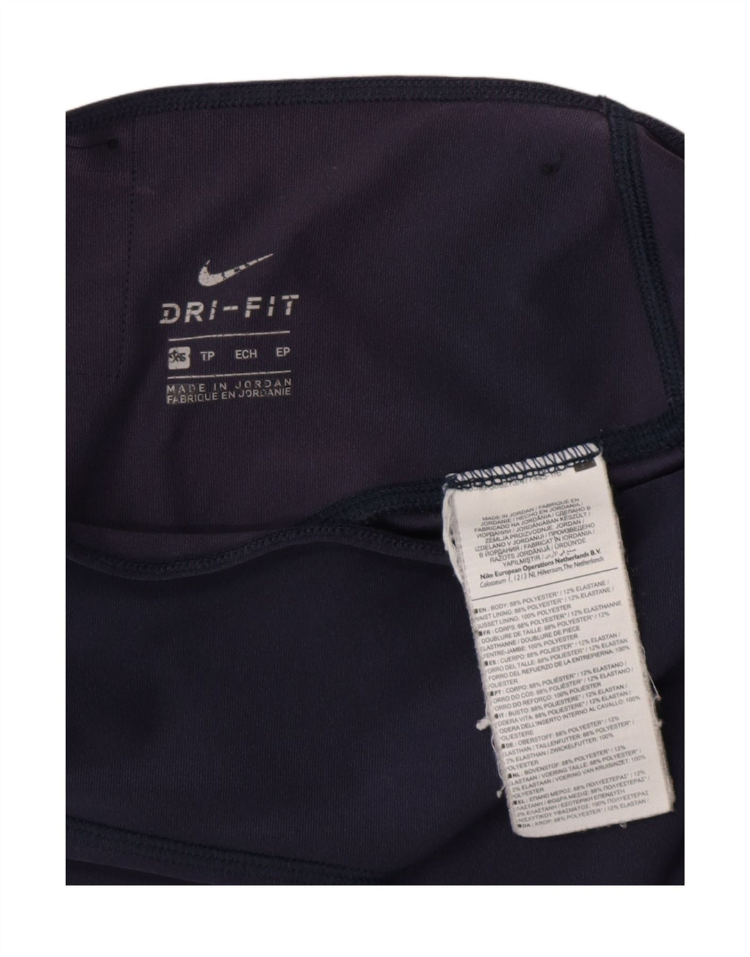 NIKE ženske Dri Fit tajice UK 6 XS tamnoplavi poliester
