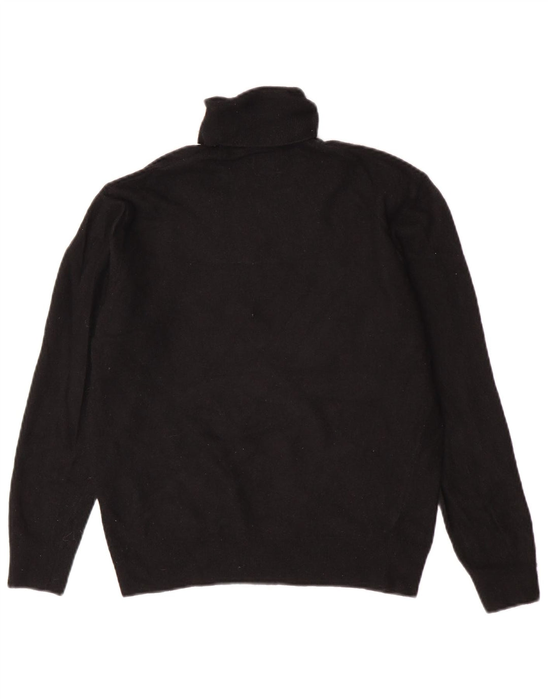 Zara ženski pulover s rol izrezom UK 14 Srednja crna vuna