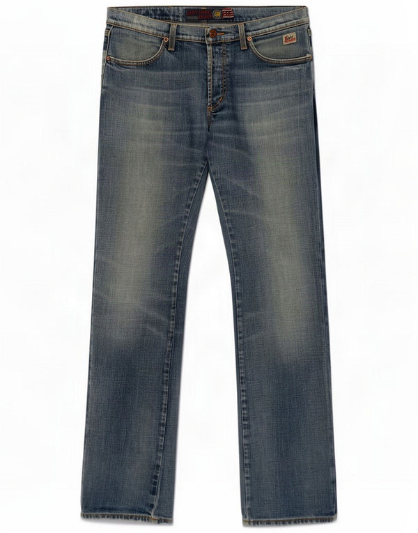 Roy Rogers Mens Slim Jeans W34 L34 Blue Cotton
