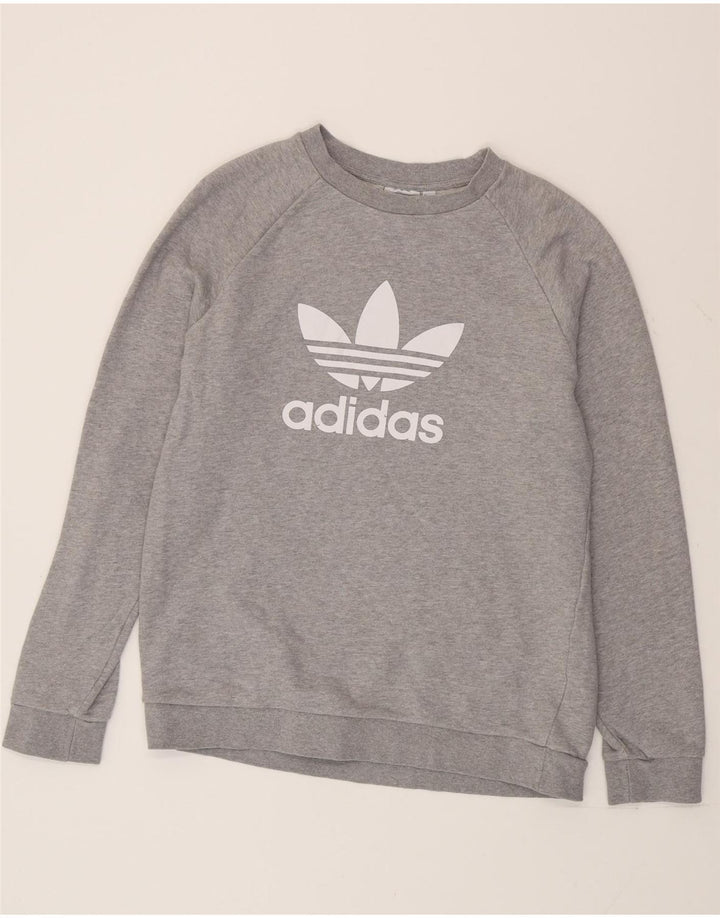 Adidas muška majica s grafičkim motivima srednje sivi pamuk