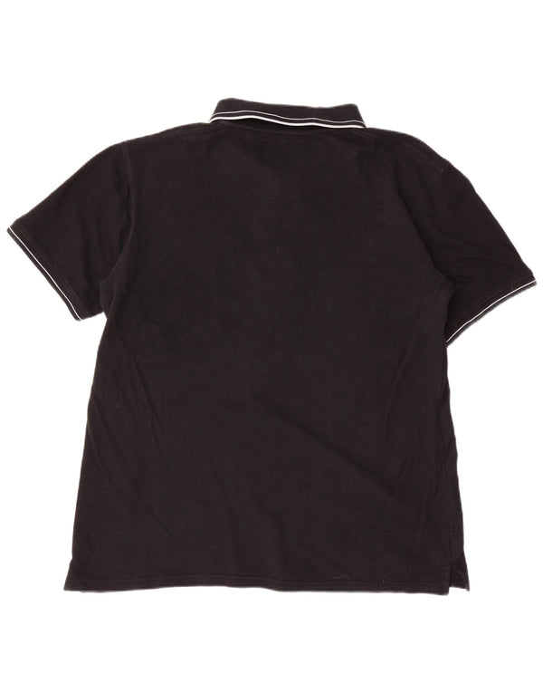 Lyle & Scott muška polo majica 2XL crni pamuk