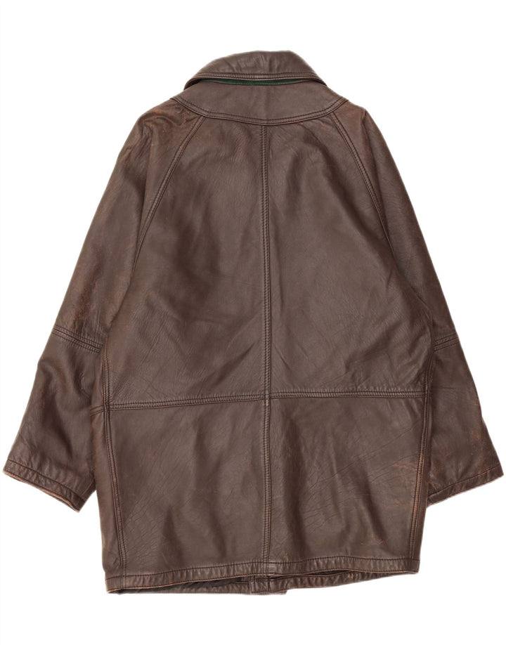 MARCOS Muški kožni kaput IT 50 Large Brown Leather