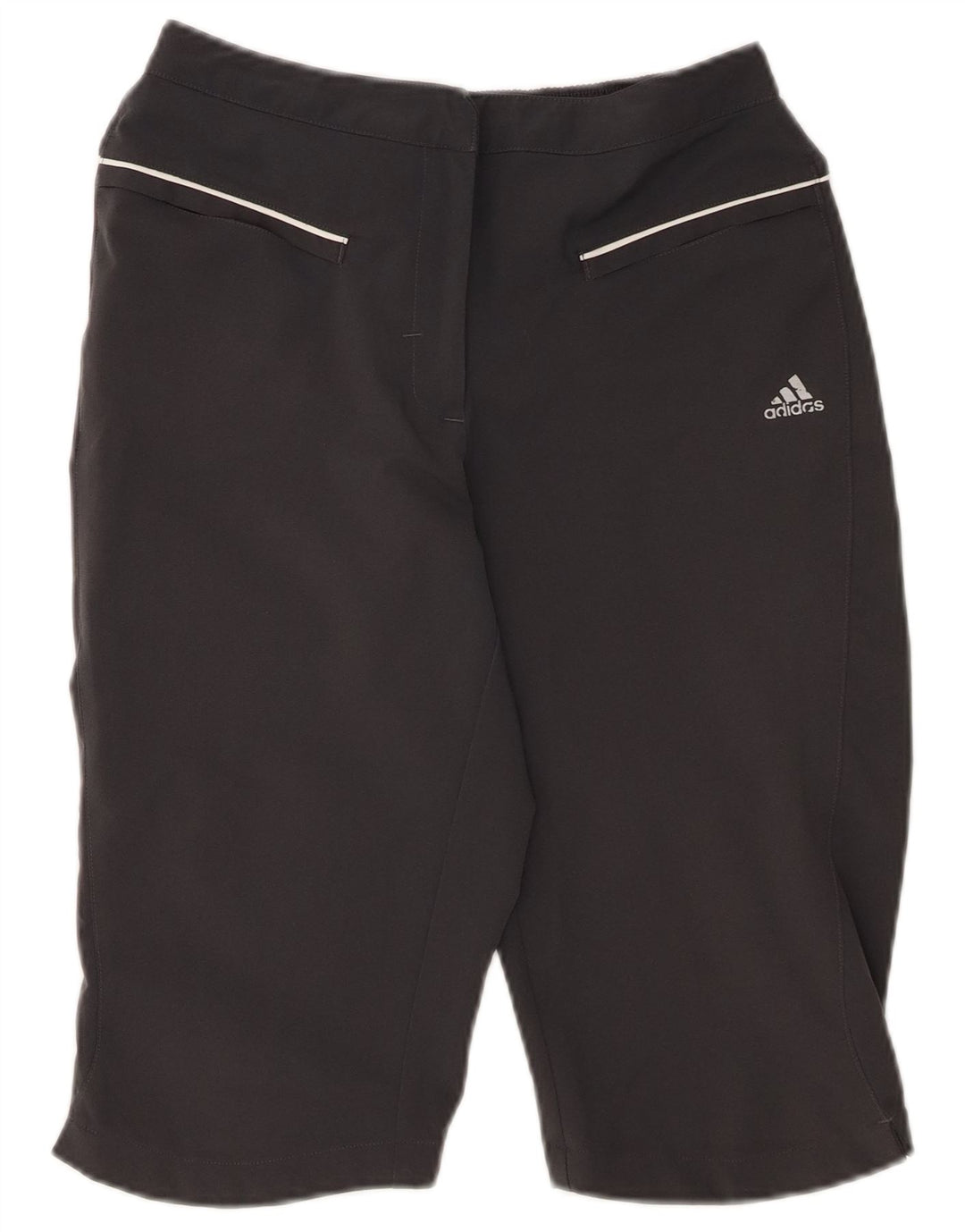 ADIDAS Womens Clima 365 Bermuda Shorts UK 12 Medium W28  Black Polyester