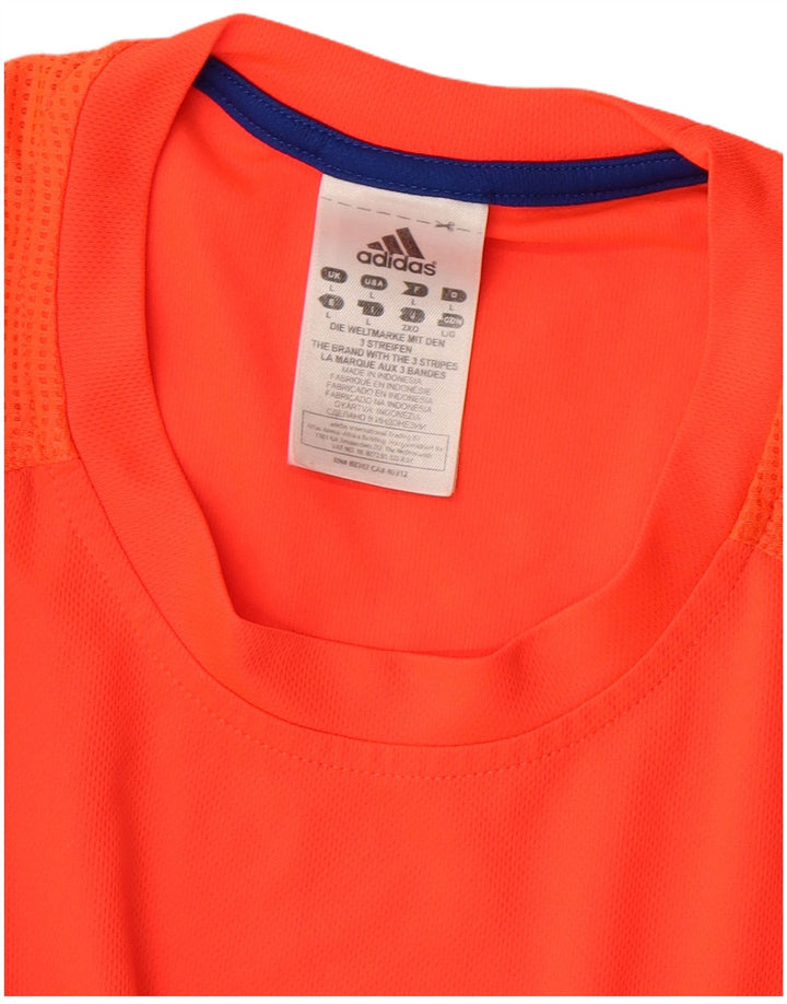 ADIDAS Muška majica kratkih rukava Veliki crveni poliester