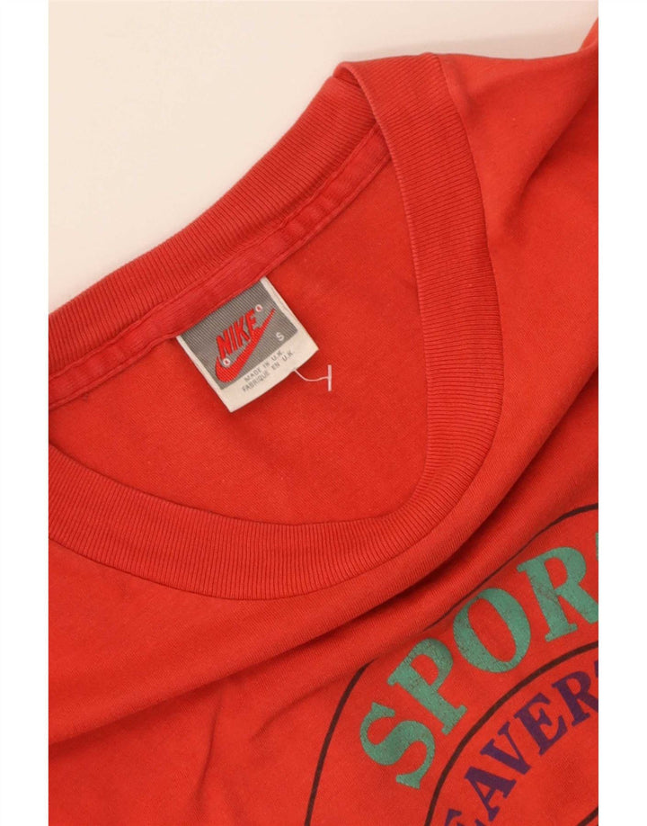 Nike Muška majica kratkih rukava s grafičkim motivima, mala, crvena pamučna