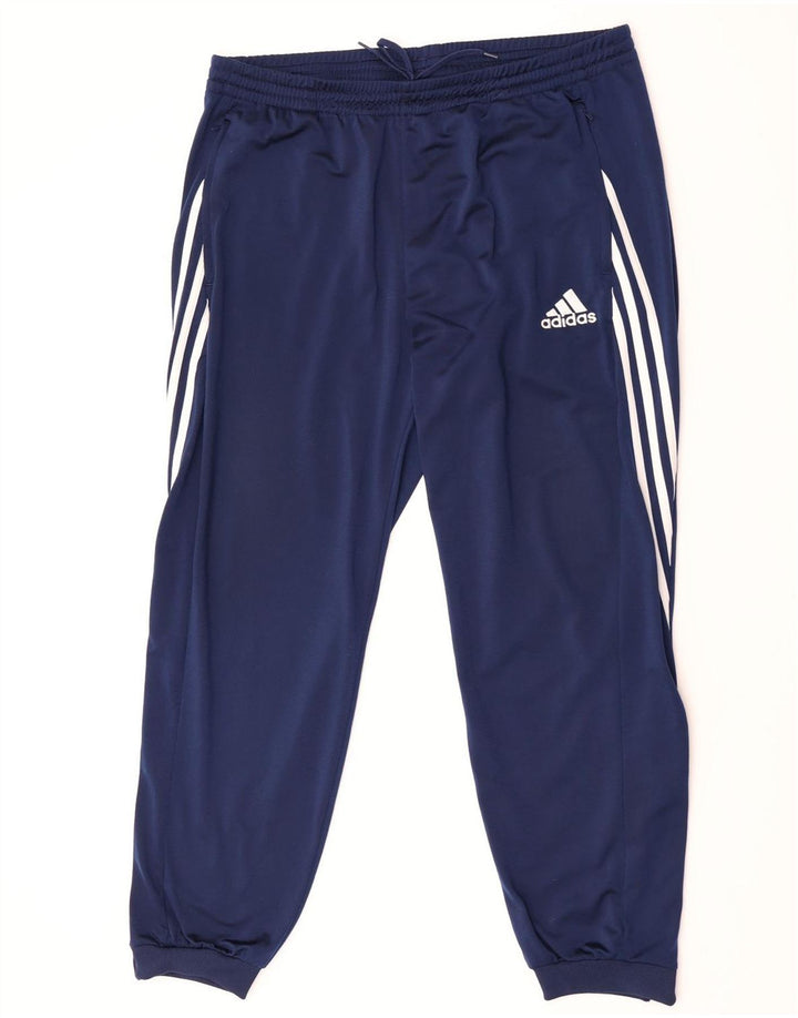 Adidas muške trenirke hlače Joggers XL tamnoplavi poliester