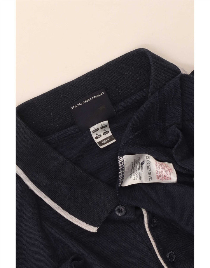 Umbro muška polo majica XL tamnoplavi poliester