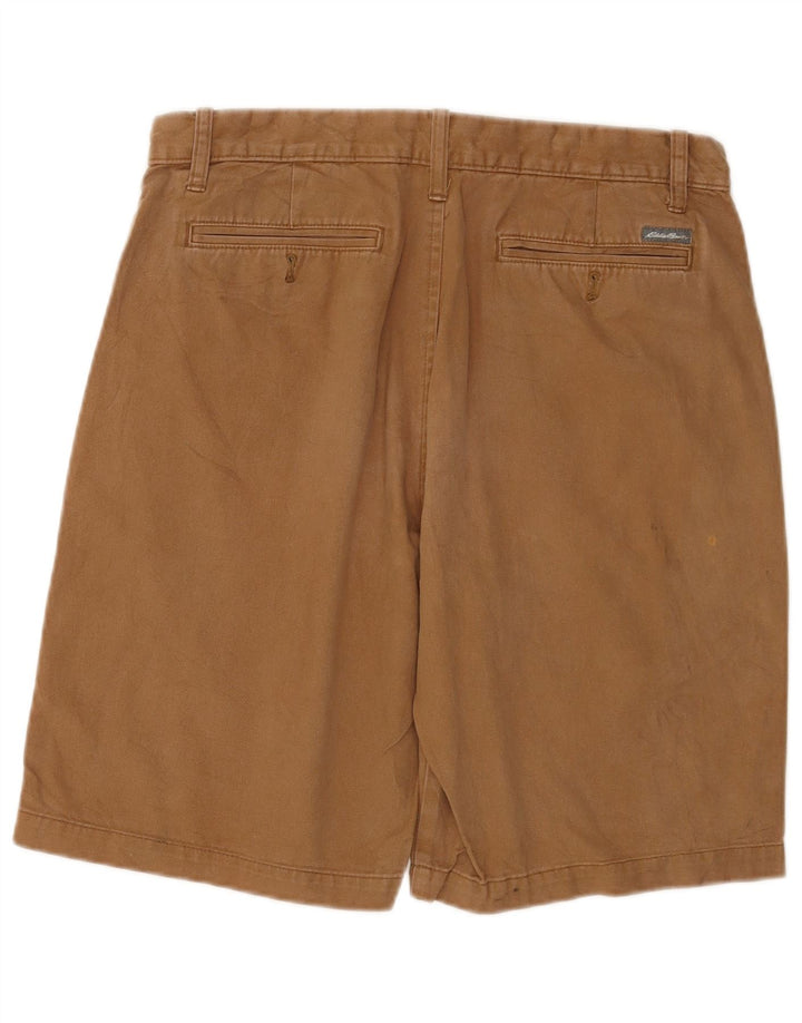 Eddie Bauer Muške chino kratke hlače W33 Srednje smeđi pamuk