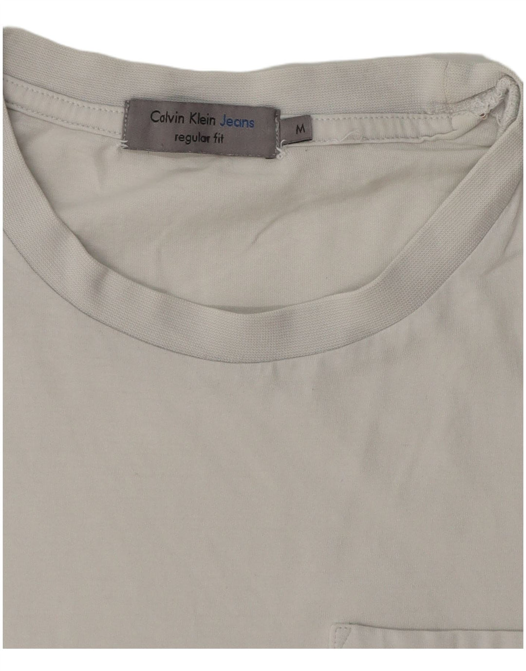 Calvin Klein Jeans Muška majica kratkih rukava regularnog kroja srednje bijele boje