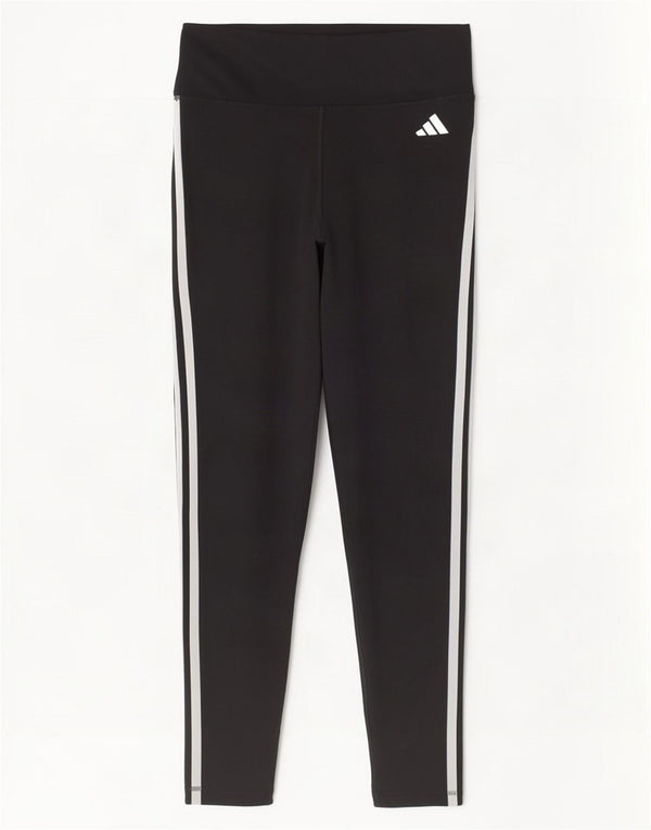 Adidas ženske uske tajice UK 12/14 Srednje crni poliester