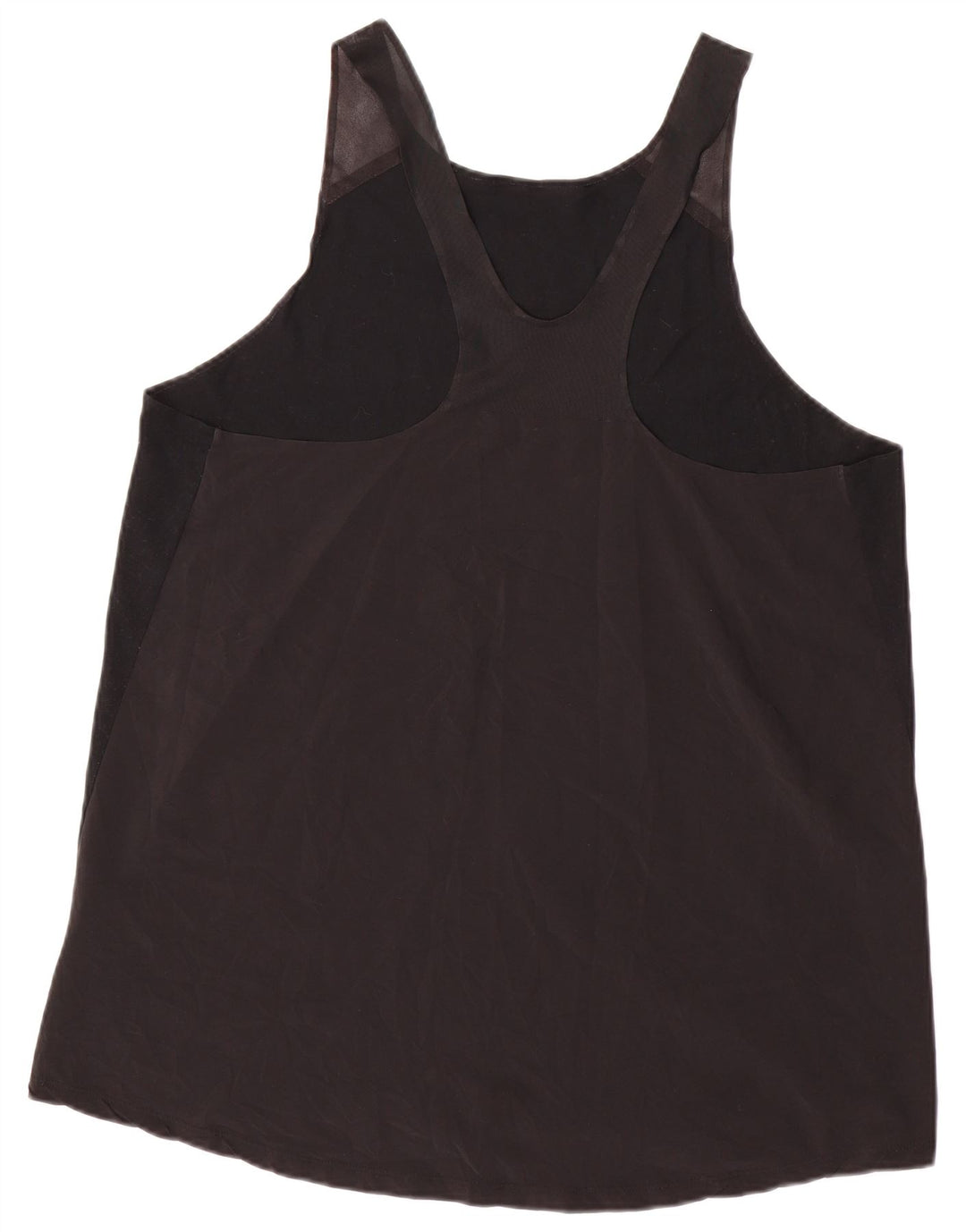 NIKE ženski prsluk UK 18 XL crni poliester u boji