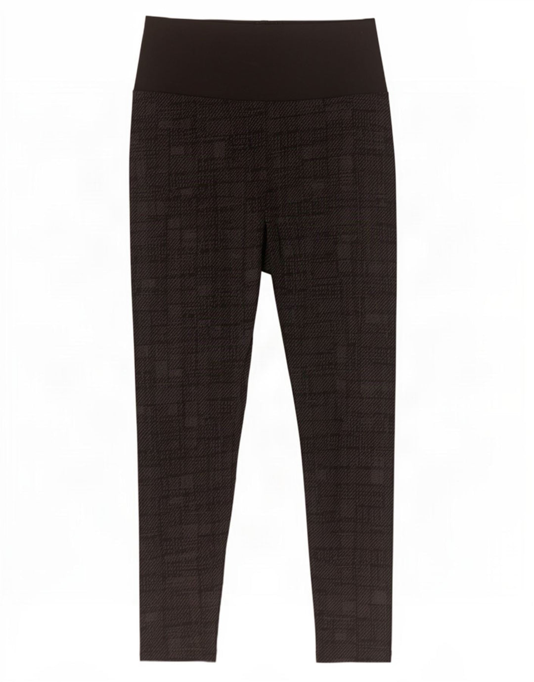 Marks & Spencer ženske tajice UK 10 male crne geometrijske viskoze