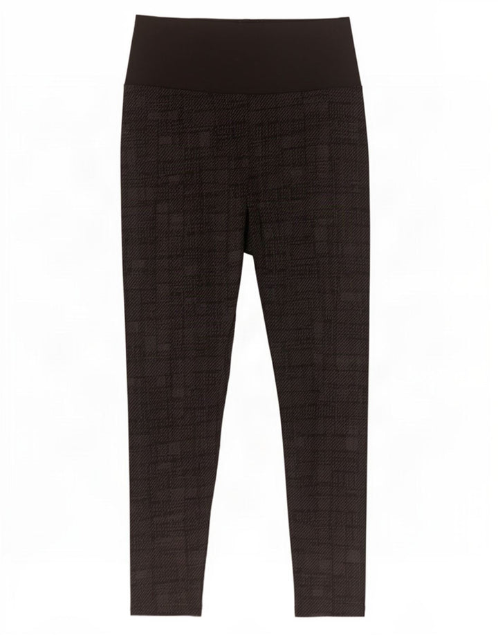 Marks & Spencer ženske tajice UK 10 male crne geometrijske viskoze