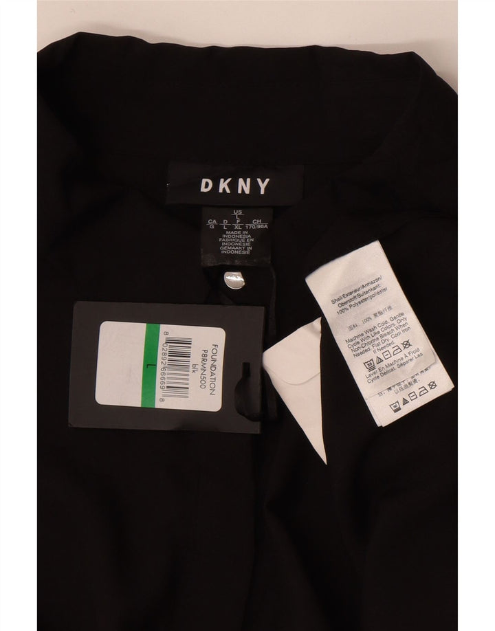 Dkny ženska košulja bluza UK 16 veliki crni poliester