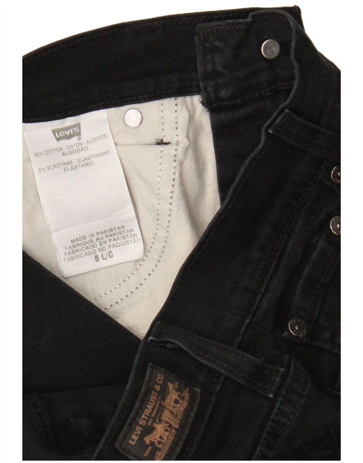 Levi's ženske 512 Bootcut traperice US 8 srednje W28 L33 crne