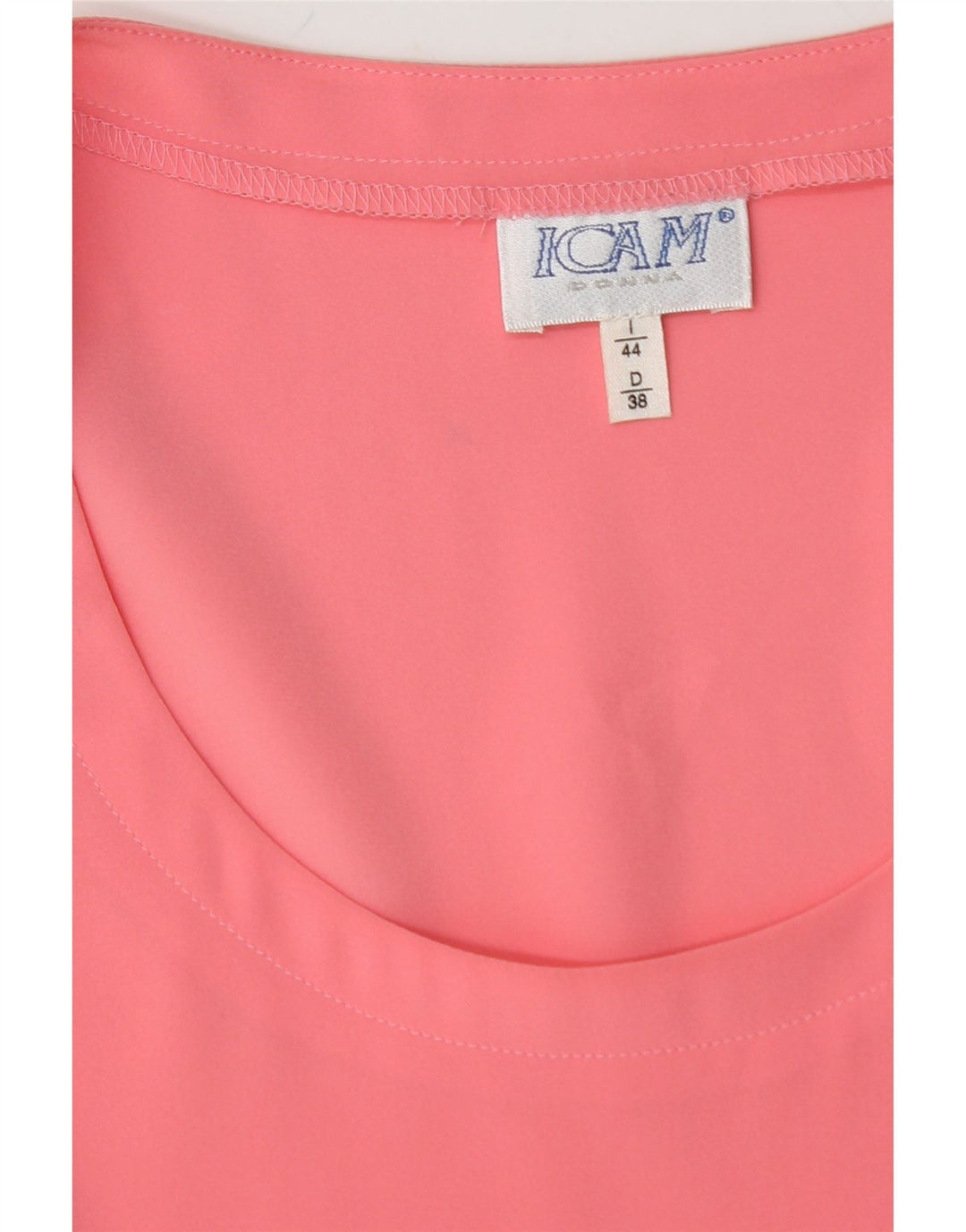 ICAM Womens Sleeveless Tunic Top IT 44 Medium Pink Polyester