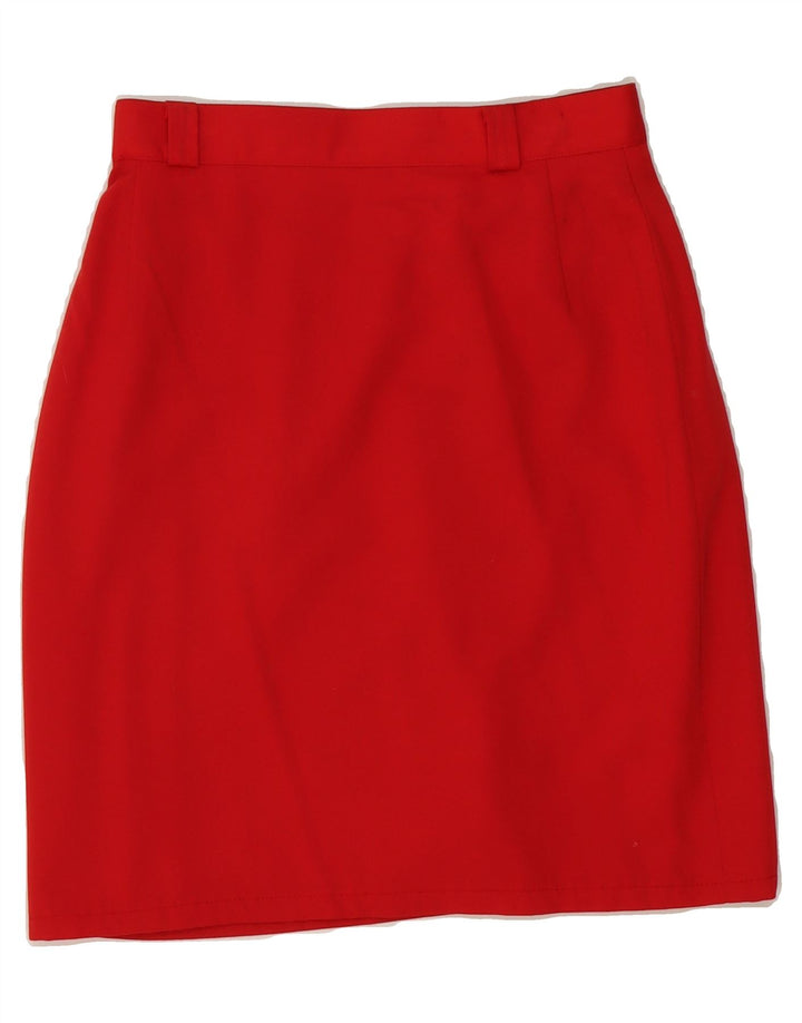 C&A Womens High Waist Pencil Skirt EU 38 Medium W26  Red Polyester Vintage C&A and Second-Hand C&A from Messina Hembry 
