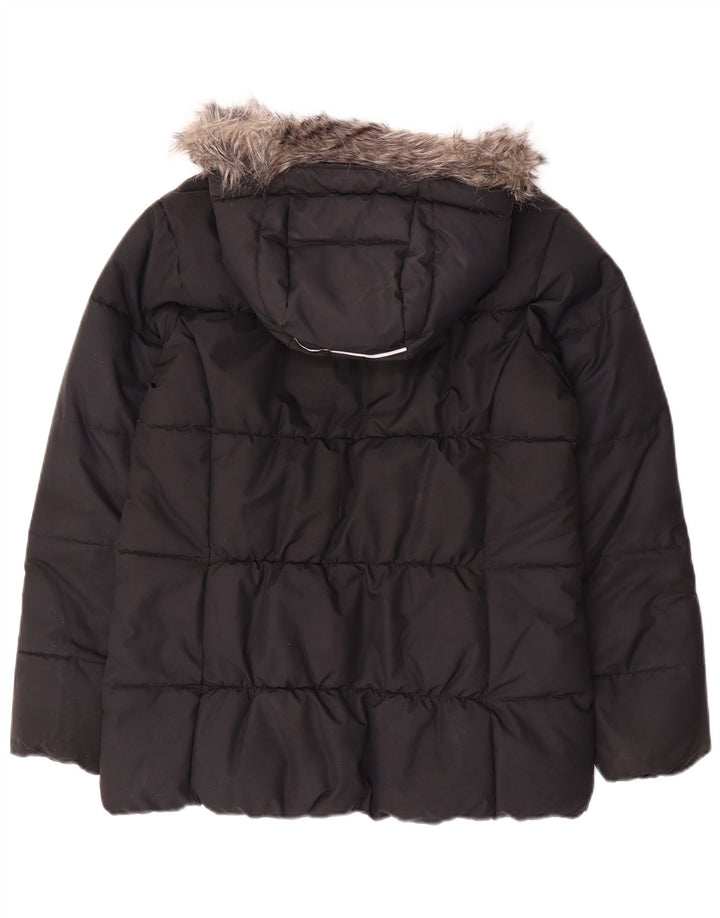 Columbia ženska podstavljena jakna s kapuljačom UK 18 XL crni poliester