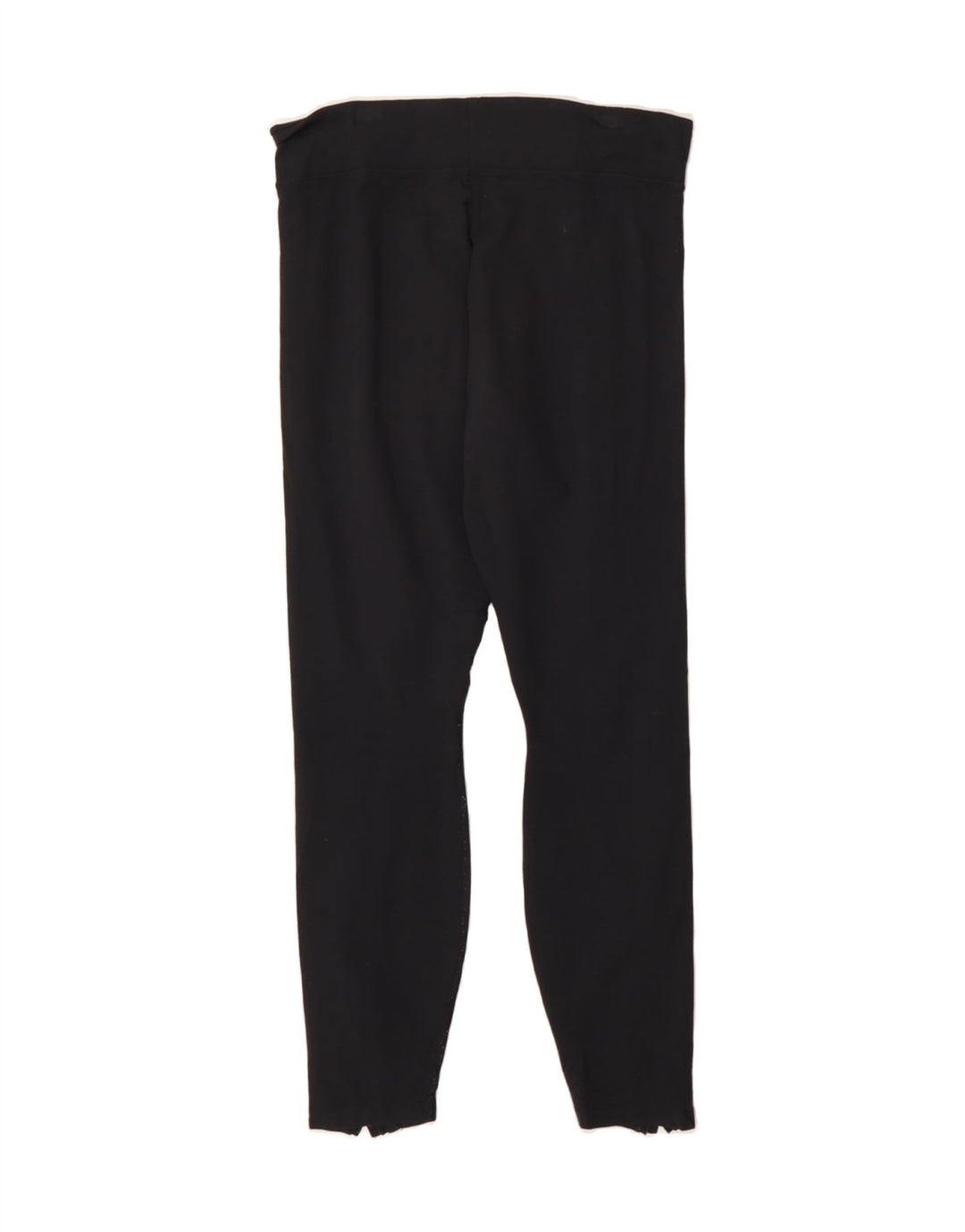 ADIDAS Womens Leggings UK 14 Medium  Black Rayon Vintage Adidas and Second-Hand Adidas from Messina Hembry 