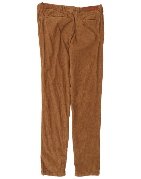 Trussardi muške uske hlače od samta IT 50 Large W38 L34 Smeđi pamuk