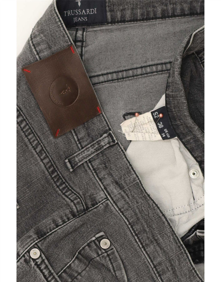 Trussardi muške ravne traperice W36 L34 sivi pamuk