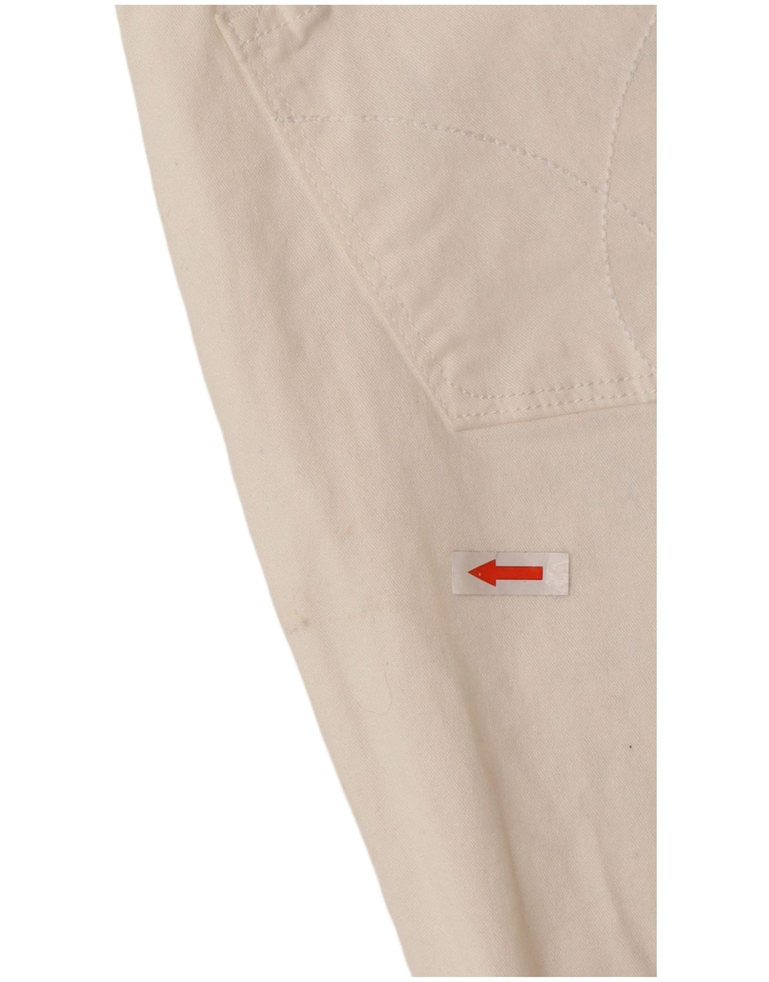 Calvin Klein ženske ravne traperice US 10 srednje W30 L26 bijeli pamuk