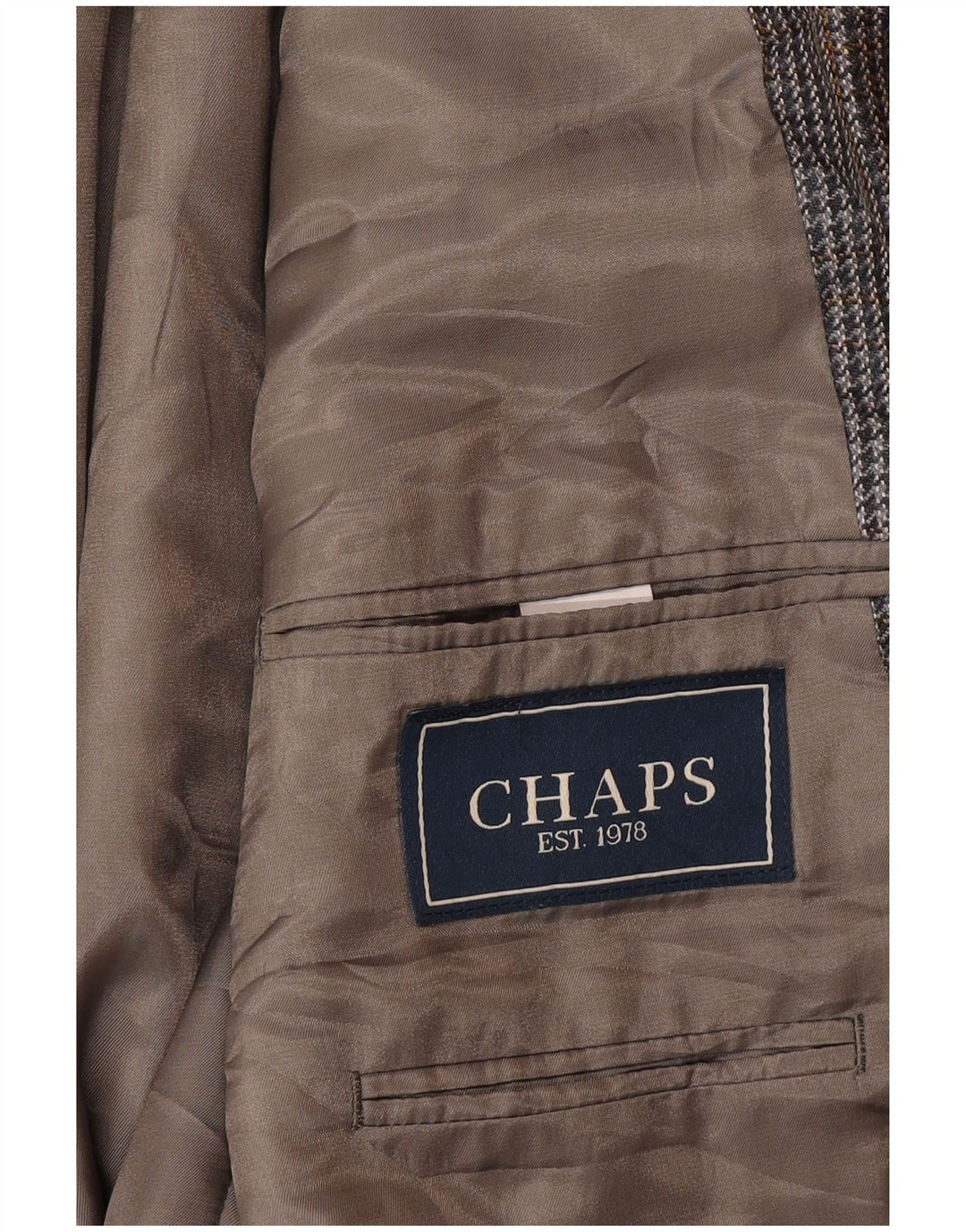 Chaps muška jakna s 2 gumba UK 42 XL siva ptičica