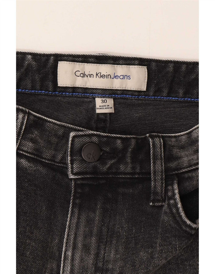 Calvin Klein muške traper kratke hlače W30 srednje sivi pamuk