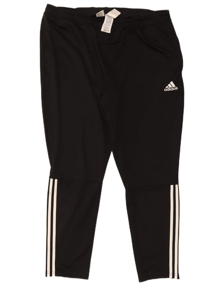 Adidas muške hlače za trenirku 2XL crni poliester