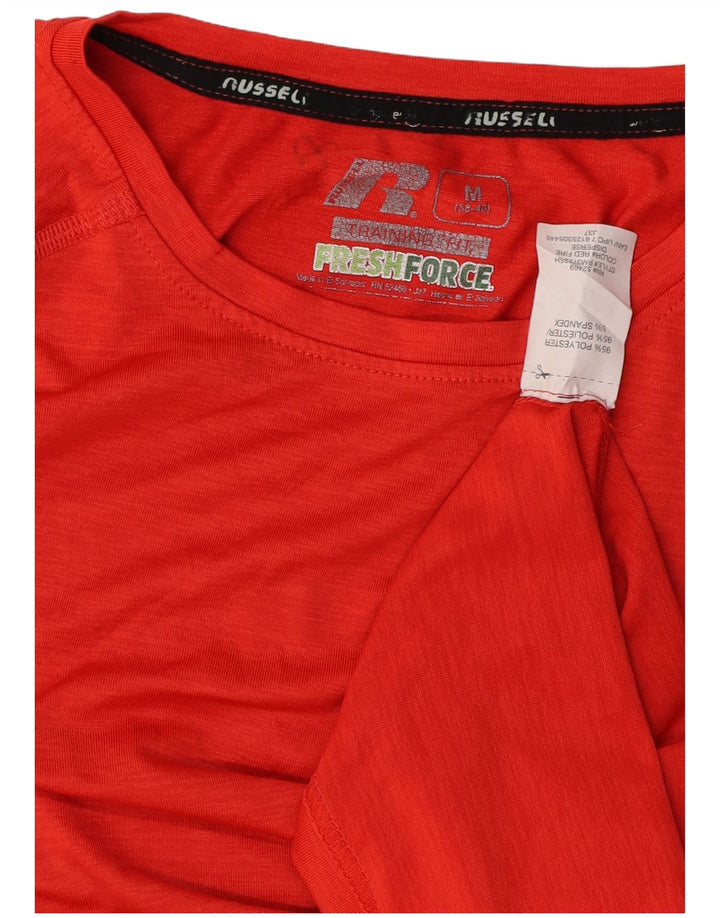 RUSSELL ATHLETIC Muška majica kratkih rukava UK 38/40 Srednje crveni poliester