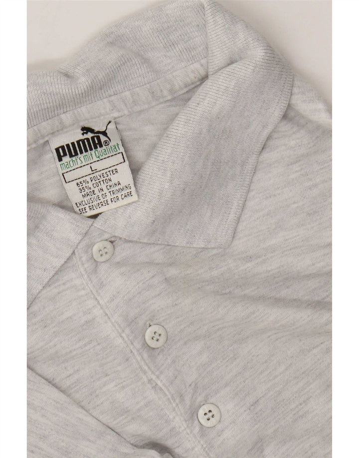 Puma muška polo majica s velikim sivim pjegama od poliestera