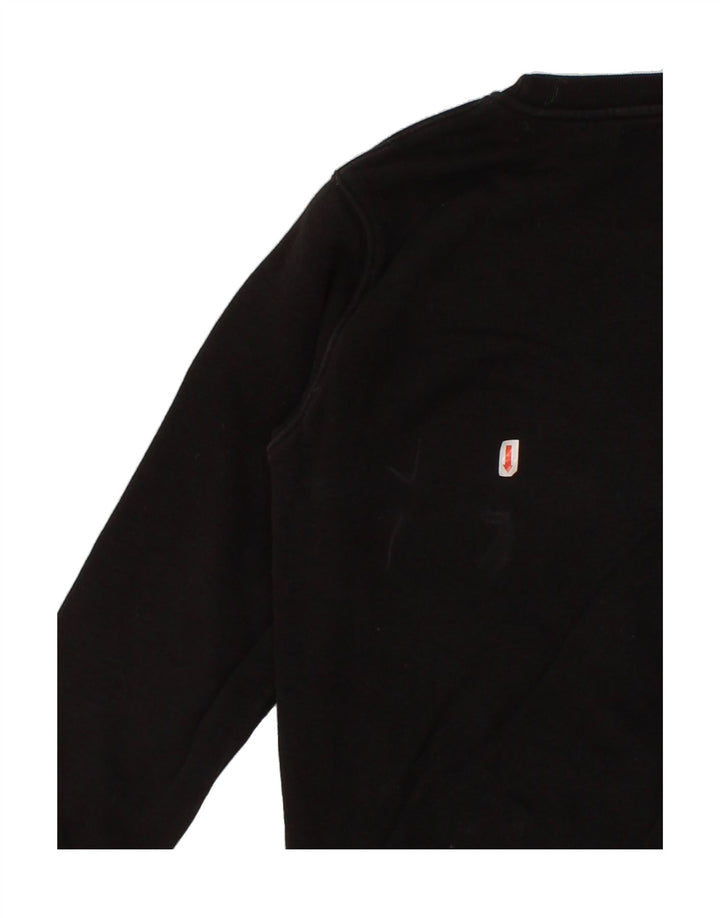 PYREX Girls Graphic Sweatshirt Jumper 9-10 Years Small Black Cotton Vintage Pyrex and Second-Hand Pyrex from Messina Hembry 