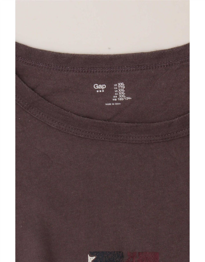 Gap Muška majica s grafičkim motivima 2XL smeđa