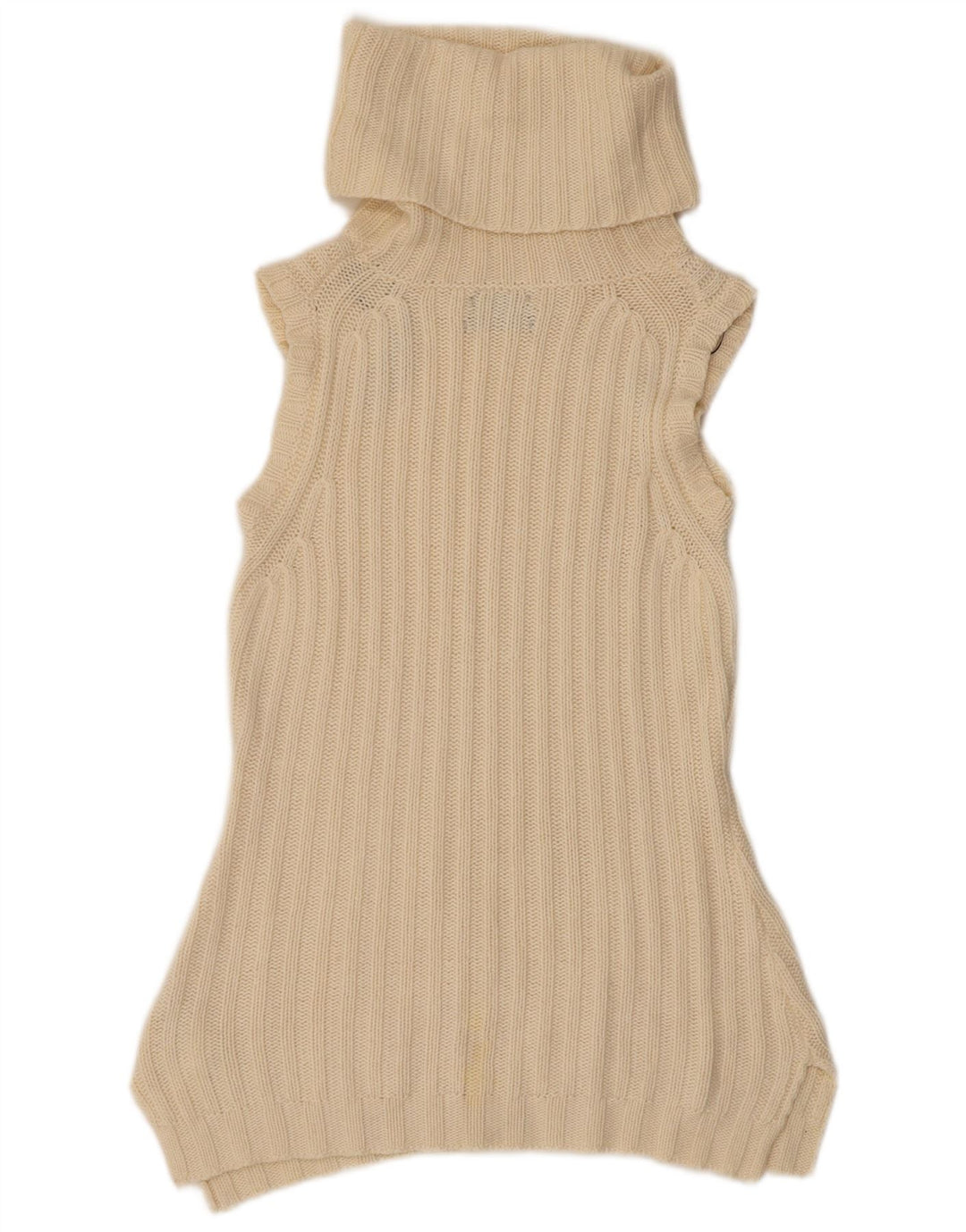 Massimo Dutti Ženski pulover bez rukava na rol izrez UK 12 Srednje bež