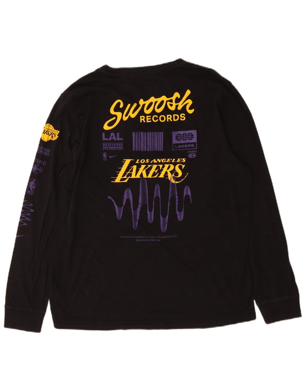 Nike muška majica dugih rukava Los Angeles Lakers, veliki crni pamuk