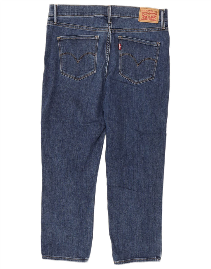 Levi's ženske kapri traperice W30 L23 plavi pamuk