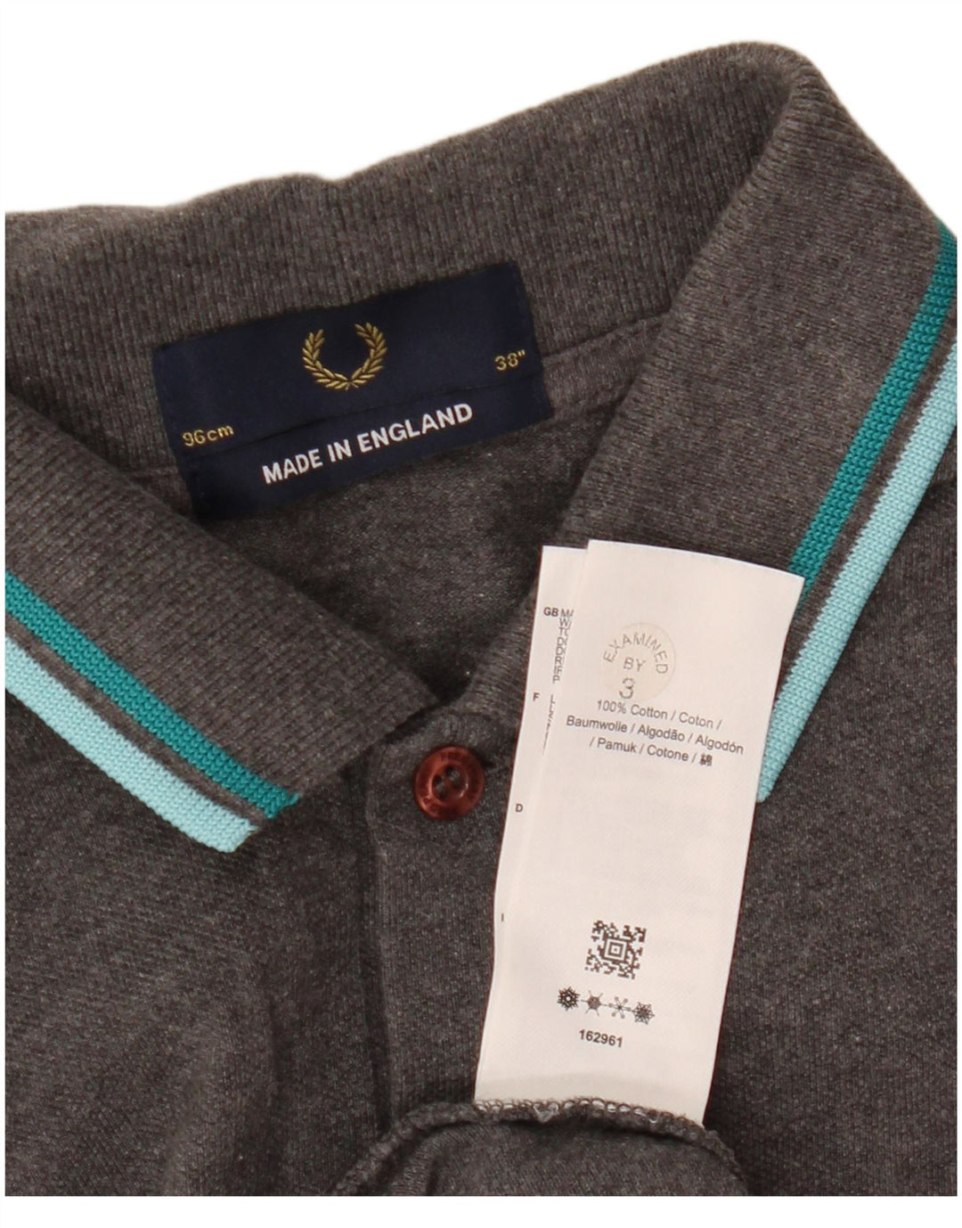 Fred Perry muška polo majica mala siva pamučna