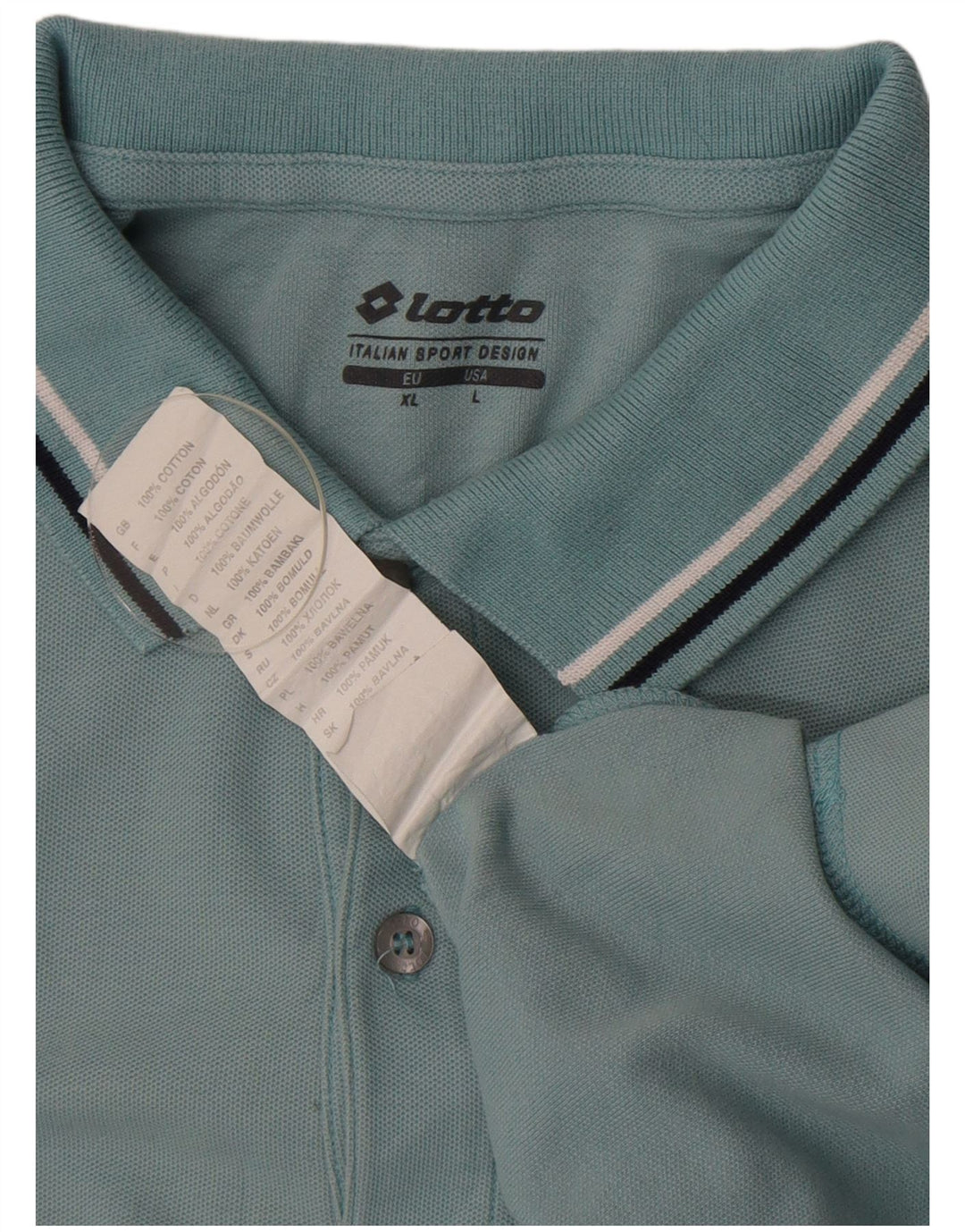 Lotto muška polo majica Large Blue Pamuk