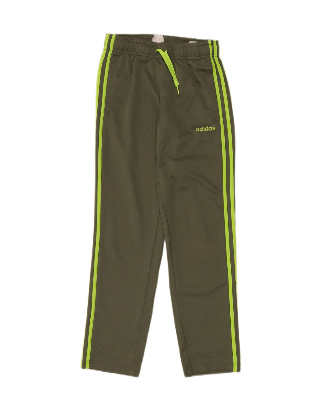 ADIDAS Climalite trenirke za dječake 11-12 godina kaki poliester