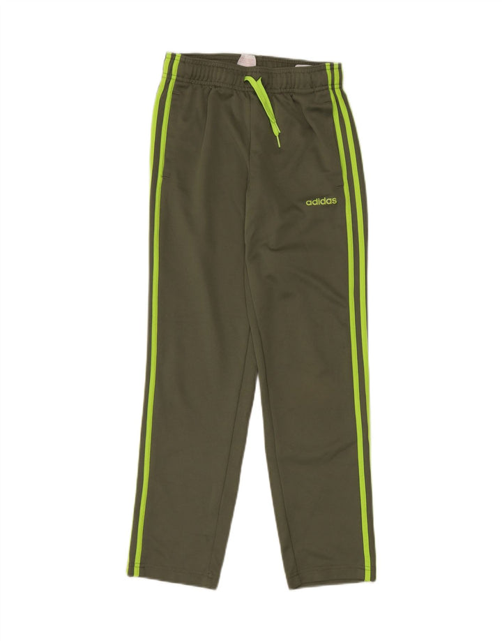 ADIDAS Climalite trenirke za dječake 11-12 godina kaki poliester