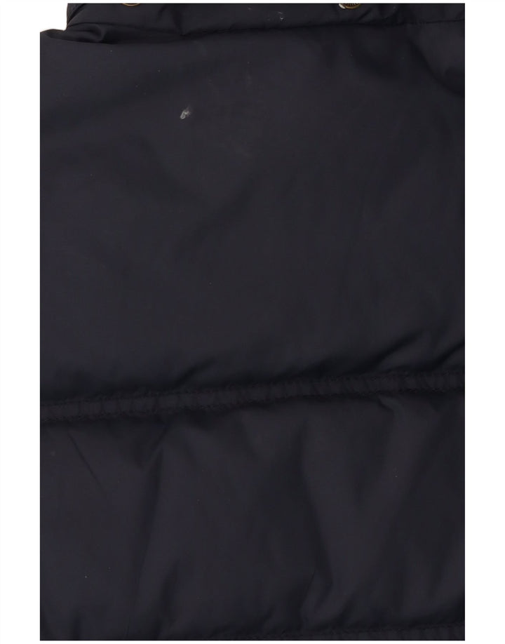 JACK WILLS Ženska podstavljena jakna UK 10 Mala tamnoplava najlonska