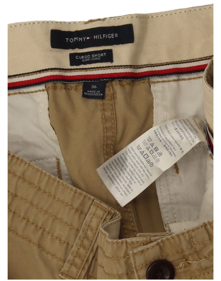 Tommy Hilfiger muške kargo kratke hlače W36 velike, bež pamuk