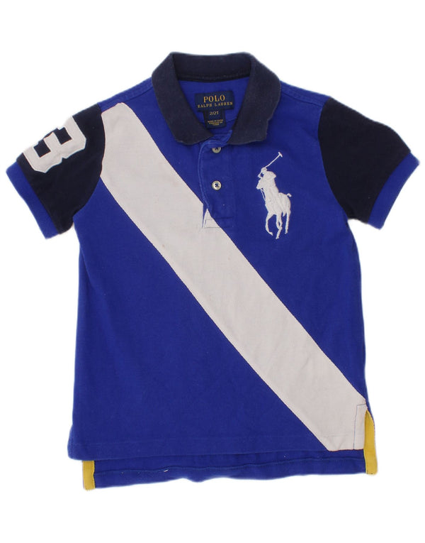 Polo Ralph Lauren Baby Boys Rugby Polo majica 18-24 mjeseca plava boja