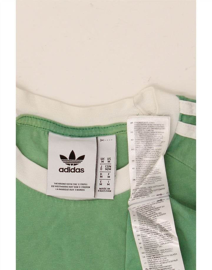 ADIDAS muška majica kratkih rukava Srednje zeleni pamuk